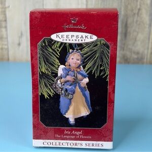 Hallmark Keepsake Ornament The Language Of Flowers Iris Angel Collectors Series